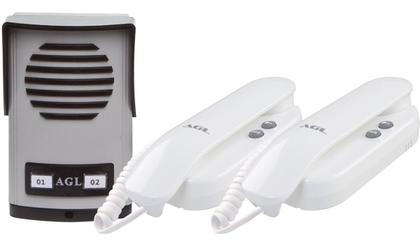 Imagem de Kit porteiro eletrônico coletivo 2 pontos agl