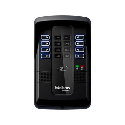 Imagem de Kit Porteiro Eletrônico Coletivo Intelbras 8 Pontos Com Monofone e Tag