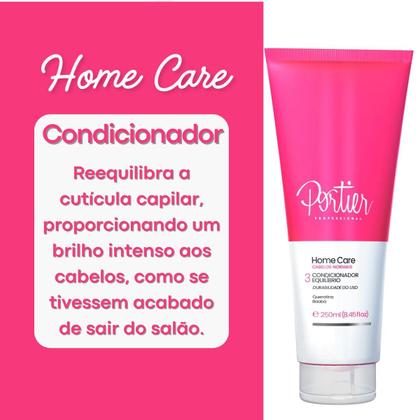 Imagem de Kit Portier Home Care Equilíbrio - Shampoo e Condicionador 250ML