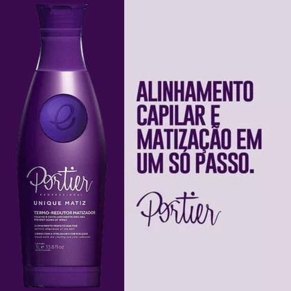 Imagem de Kit Portier Unique Matiz 1L + B-tox Violet Máscara Matizadora 1Kg