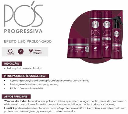 Kit Pós Progressiva 500 ml Haskell Completo Mimo Imagem de Kit Pós Progressiva 500 ml Haskell Completo Mimo