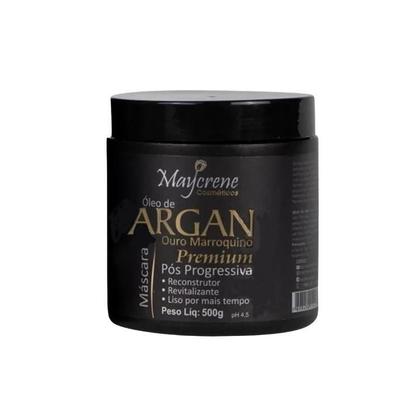 Imagem de Kit Pós Progressiva Argan Ouro Marroquino com Leite Siliconizado Proteção, Brilho e Liso Por Mais Tempo 4x500ml