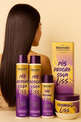 Imagem de Kit Pós Progressiva Rhenuks Liss Brilho e Redução de Frizz