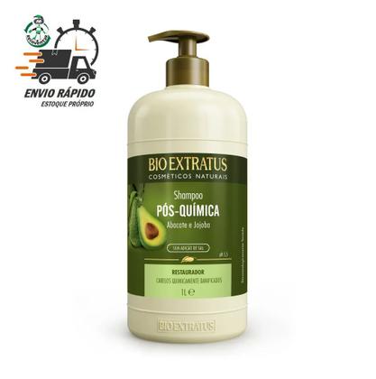 Imagem de Kit Pós Química Bio Extratus Shampoo + Cond Restaurador 1L