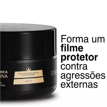 Imagem de Kit Pós-Química Creatina Sanliss - Shampoo + Máscara 3 Und.
