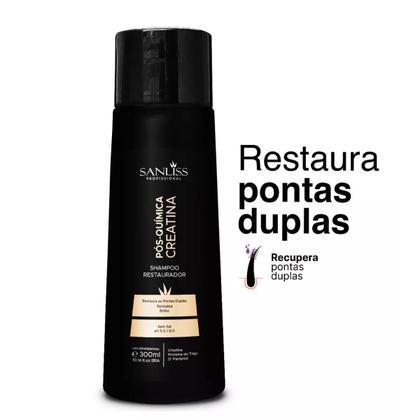 Imagem de Kit Pós-Química Creatina - Shampoo + Máscara + Leave-in