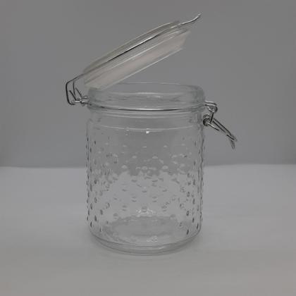 Imagem de Kit Pote de Vidro c/3 Hermetico com Trava p/ Mantimento