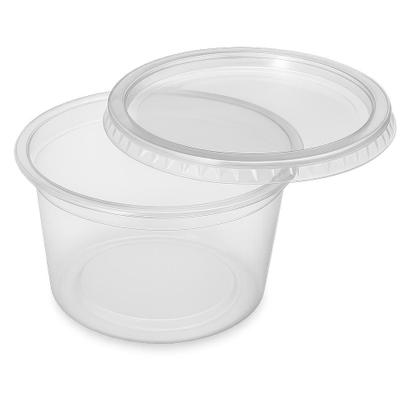 Imagem de Kit Pote Descartável 500ml Com Tampa Transparente 25 Un.