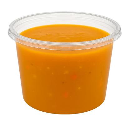 Imagem de Kit Pote Descartável 500ml Com Tampa Transparente 25 Un.