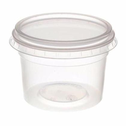 Imagem de Kit Pote E Tampa Redondo Cristalcopo 500 Ml C/125und