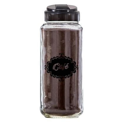 Imagem de Kit Potes De Vidro 550ml 3Pç Para (Açúcar/Café/Farinha) Com Tampa Polvilhar