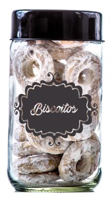 Imagem de Kít Potes de Vidro 800ml 4pçs para (Café/Açúcar/Doces/Biscoito) com Tampa