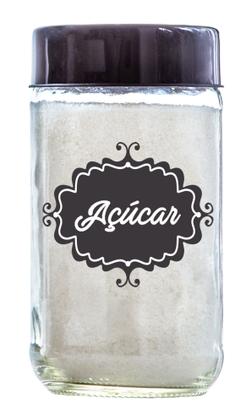 Imagem de Kít Potes de Vidro 800ml 4pçs para (Café/Açúcar/Doces/Biscoito) com Tampa