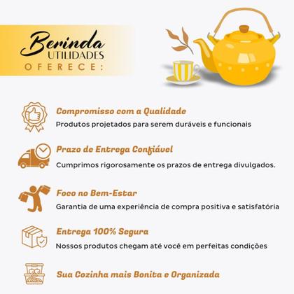 Imagem de Kit Potes Mantimentos Linha premium jogo com 10 Peças plástico