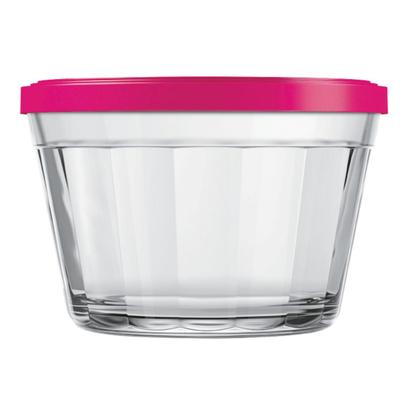 Imagem de Kit Potes Pequeno Americano Tampa Cor Sortida 150ml - 10Un