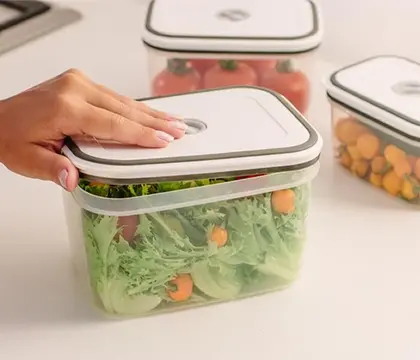 Imagem de Kit Potes Plástico Herméticos Electrolux 08 Peças