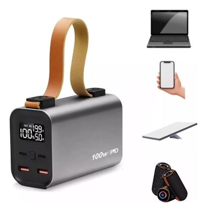 Imagem de Kit Powerbank Pineing carregador de 100w Com 30.000mha Compatível com Star Link Mini e Adaptador para Cabo PD 100w