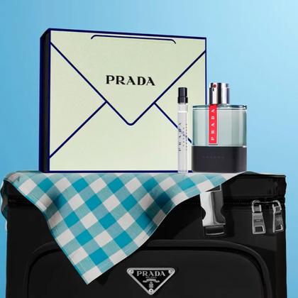 Imagem de Kit Prada Luna Rossa Carbon Masculino - Eau de Toilette 100ml + Miniatura 10ml