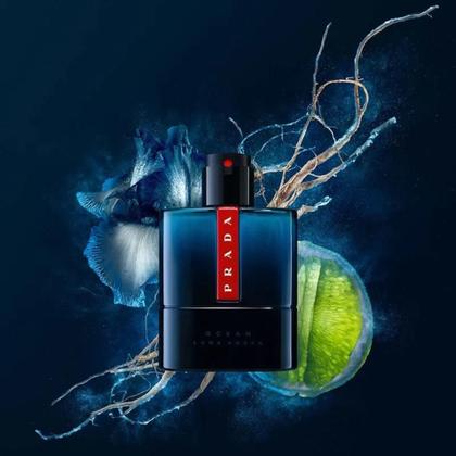 Imagem de Kit Prada Luna Rossa Ocean Edt 100Ml + 2 Miniatura 10Ml