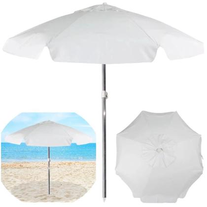Kit Praia Azul e Branco com Guarda Sol 1,60 M + Cooler 19 L Bel Imagem de Kit Praia Azul e Branco com Guarda Sol 1,60 M + Cooler 19 L Bel