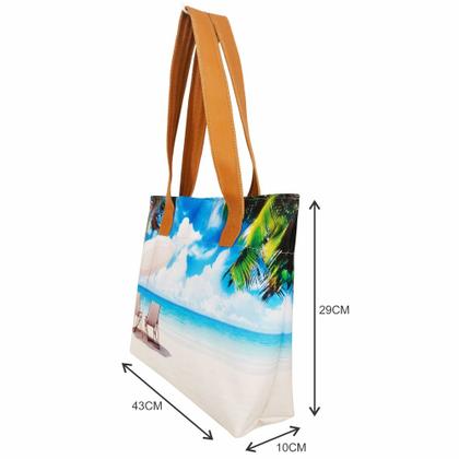 Imagem de Kit Praia Feminino Cadeiras com Bolsa, Necessaire e Chinelo, Magicc