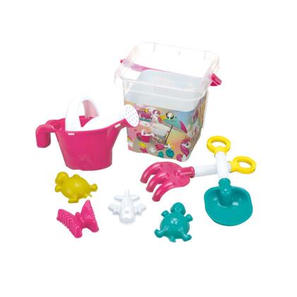 Imagem de Kit Praia Unicórnio com Regador 8 Peças Meninas Monte Líbano