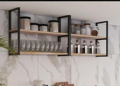 Imagem de kit prateleira industrial Planejado 100cm