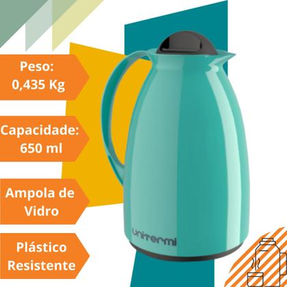 Imagem de Kit Prático Para Café Garrafa Térmica + Açucareiro 350 ML + Suporte Porta Filtro 102/103 Unitermi