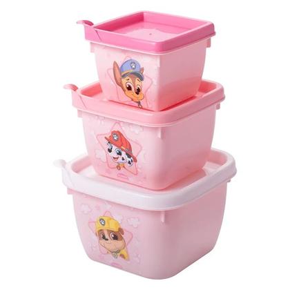 Imagem de Kit Prato Copo Com Alça E Trio 3 Potes Conect - Plasútil Baby