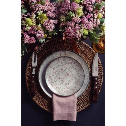 Imagem de Kit Prato Raso Tramontina Floralis em Porcelana Decorada 25 cm 6 Peças