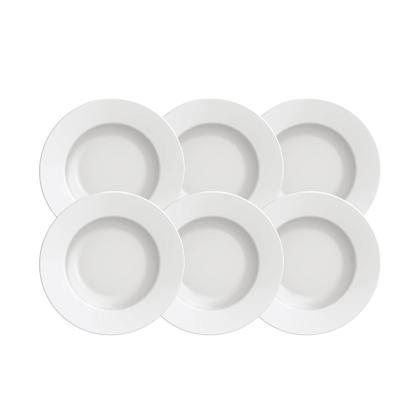 Imagem de Kit Prato Sobremesa Tramontina Maria Augusta em Porcelana 21 cm 06 Peças