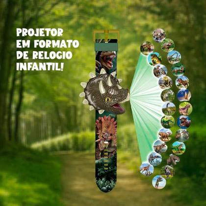 Imagem de Kit Pré Histórico com Relógio Projetor Dinossauros e Dinossauro Monta e Desmonta - Toyng