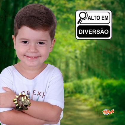 Imagem de Kit Pré Histórico com Relógio Projetor Dinossauros e Dinossauro Monta e Desmonta - Toyng