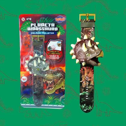 Imagem de Kit Pré Histórico com Relógio Projetor Dinossauros e Dinossauro Monta e Desmonta - Toyng
