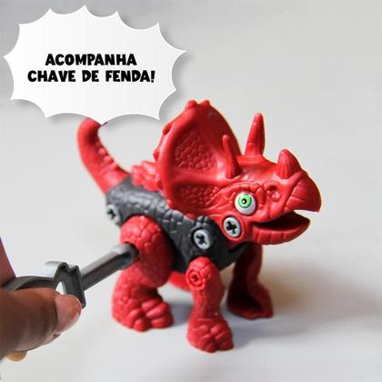 Imagem de Kit Pré Histórico com Relógio Projetor Dinossauros e Dinossauro Monta e Desmonta - Toyng