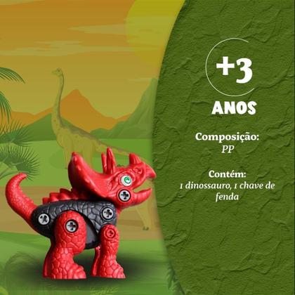 Imagem de Kit Pré Histórico com Relógio Projetor Dinossauros e Dinossauro Monta e Desmonta - Toyng