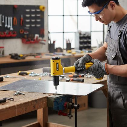 Imagem de Kit Pregador De Prego De Alta Pressão Perfura Ferro Drywall