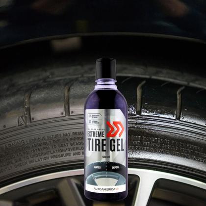 Imagem de Kit Premium Autoamerica Pre-Lavagem Shampoo Para Lavar Limpeza e Polimento e Pneu Pretinho Automotivo Escovas Aplicador Cera