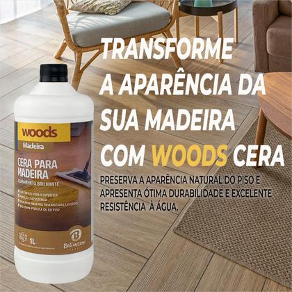 Imagem de Kit Premium Para Madeira Limpeza Proteção E Renovação - cera, limpa madeira e renovador 1L