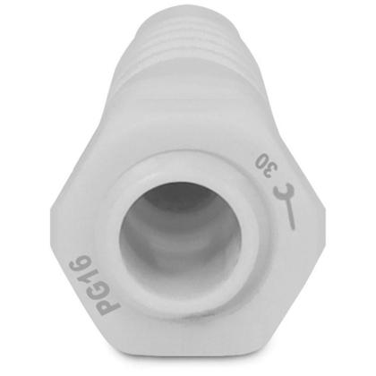 Imagem de Kit Prensa Cabo Cinza Espiral PG16-E