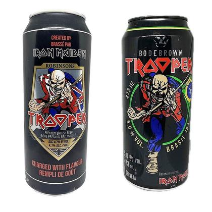 Imagem de Kit Presente 2 Cervejas Trooper Iron Maiden Brasil x UK