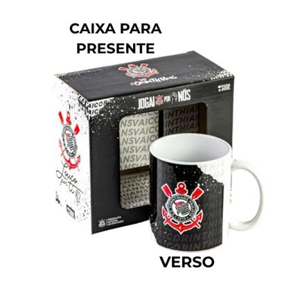 Imagem de Kit Presente Almofada e Caneca Corinthians Oficial Licenciado Sude