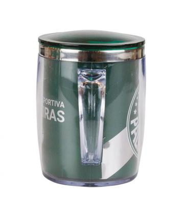 Imagem de Kit Presente Barato Caneca Térmica 450ml Sacola Palmeiras