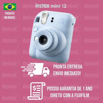 Imagem de Kit Presente Câmera Instantânea Instax Mini 12 Com 20 Fotos Azul