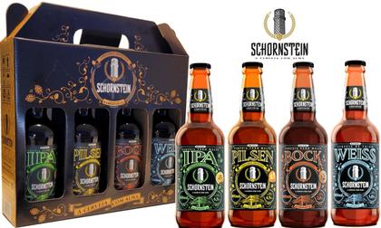 Imagem de Kit Presente Cerveja Schornstein 4 Garrafas De 500 Ml