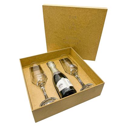 Imagem de Kit Presente Chandon Baby Riche Demi-Sec + 2 Taças
