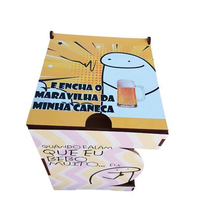 Imagem de Kit Presente Comida De Boteco Com Caneca De Alumínio