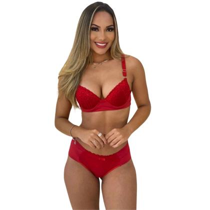 Imagem de Kit Presente Conjunto Luxo Sensual e Caixa de Presente Love