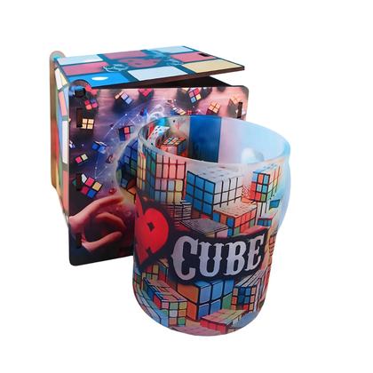 Imagem de Kit Presente Cubo Mágico Com Caixa MDF Exclusiva