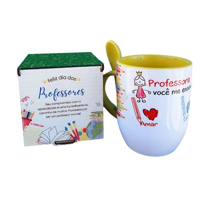 Imagem de Kit Presente Especial Dia dos Professores e caneca com colher